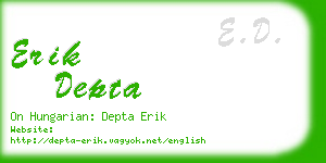 erik depta business card